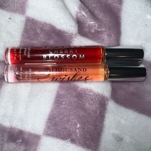 Bath & Body Works Cherry Blossom and A Thousand Wishes Perfume Set- New